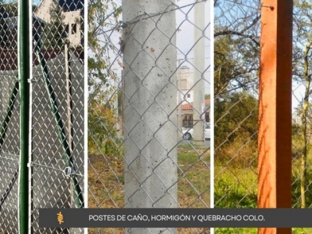 POSTES DE CAÑO, HORMIGÓN Y QUEBRACHO COLORADO.