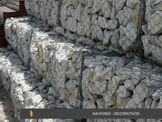 GAVIONES - DECORATIVOS.