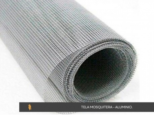 TELA MOSQUITERA - ALUMINIO.